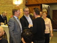 Geanimeerd gesprek op receptie N-VA Opwijk-Mazenzele